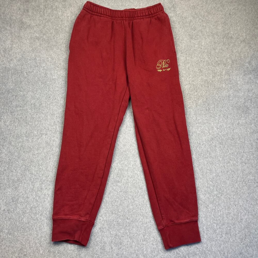 Nike NSW Club Sweatpants Mens Small Team Red Jogger